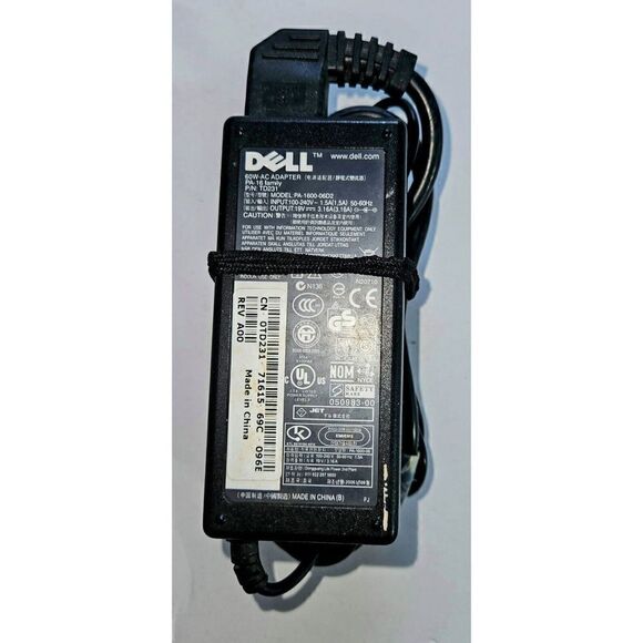 Authentic Dell PA-1600-06D2 Laptop Power Adapter Charger & Power Cord PA-16 - Picture 2 of 7
